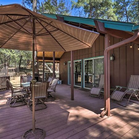 Rustic-Chic Prescott Cabin With Deck In Wooded Area! 外观 照片