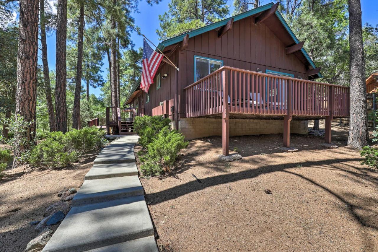 Rustic-Chic Prescott Cabin With Deck In Wooded Area! 外观 照片