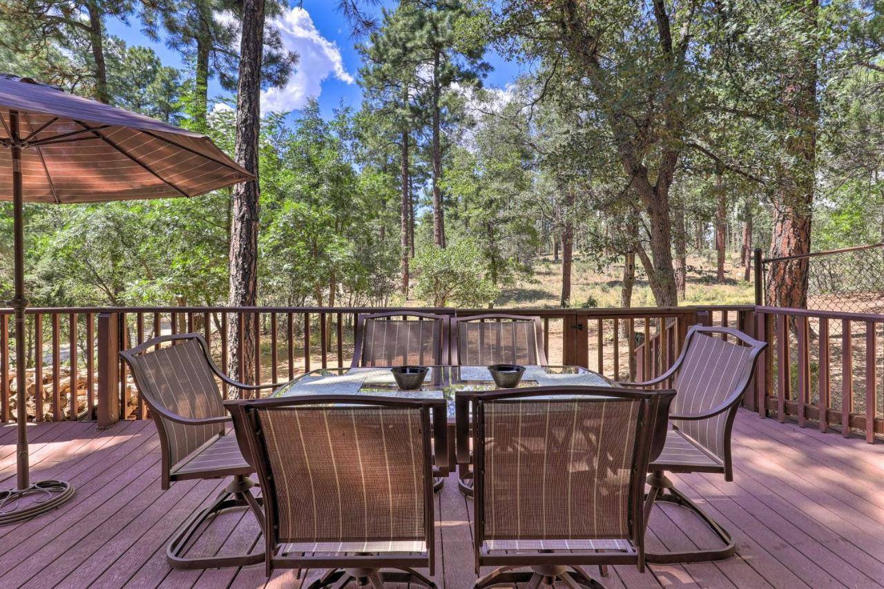 Rustic-Chic Prescott Cabin With Deck In Wooded Area! 外观 照片